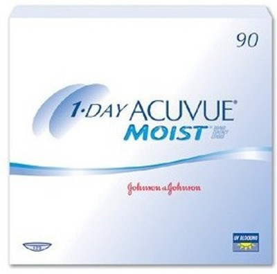 Johnson & Johnson Acuvue Moist 1 Day 90 Pack Daily(-2.5, Contact Lenses, Pack of 90)