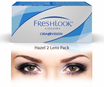 Flipkart - Ciba Vision Freshlook Colors Hazelï¿½By Visions India Monthly(-7.00, Colored Contact Lenses, Pack of 2)