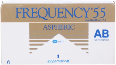 Flipkart - CooperVision Frequency 55 Monthly(-0.25, Colored Contact Lenses, Pack of 6)