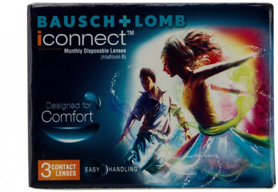 

Bausch & Lomb iconnect Monthly(-2, Contact Lenses, Pack of 3)