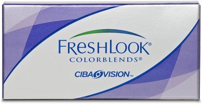 Flipkart - Ciba Vision Freshlook Colorblends Amethyst Monthly(-1.25, Colored Contact Lenses, Pack of 2)