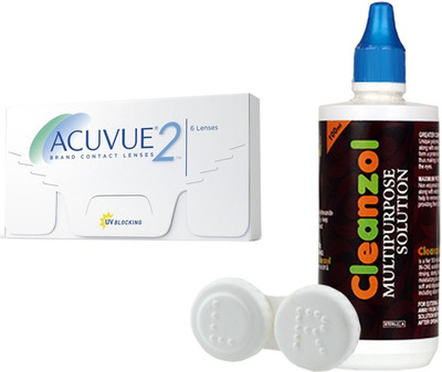 

Johnson & Johnson Acuvue 2 with LensCareKit By Visionsindia Monthly(-2.00, Contact Lenses, Pack of 6)