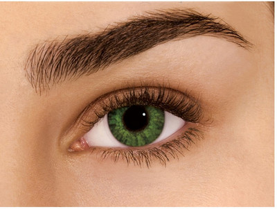 

Sparkle Green Monthly(Zero Power, Colored Contact Lenses, Pack of 2)