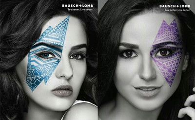 

Bausch & Lomb Lacelle Blue + Violet Colour Monthly(0.00, Colored Contact Lenses, Pack of 4)