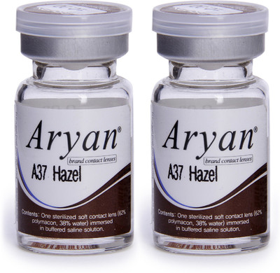 

Purecon Aryan A37 Hazel Yearly(0, Colored Contact Lenses, Pack of 2)