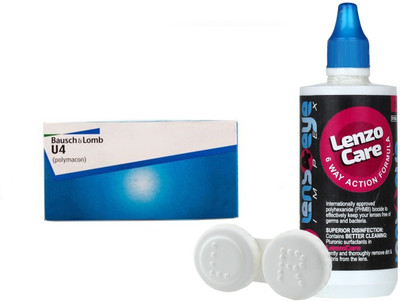 

Bausch & Lomb U4 with LensCareKit By Lens4eye Daily Contact Lens(-9.00, Clear, Pack of 1)