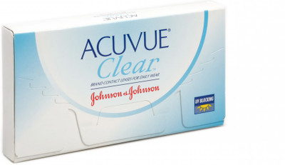 Johnson & Johnson Acuvue Clear Monthly(-3.25, Contact Lenses, Pack of 6)