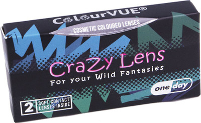 

ColourVUE Crazy Daily Contact Lens(0, Twilight, Pack of 2)
