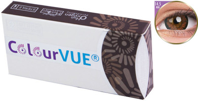 

ColourVUE BigEyes Monthly Contact Lens(-1.75, Angel Hazel, Pack of 2)