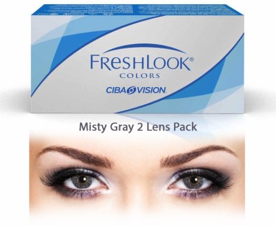 Flipkart - Ciba Vision Freshlook Colors Misty Grayï¿½By Visions India Monthly(-5.00, Colored Contact Lenses, Pack of 2)