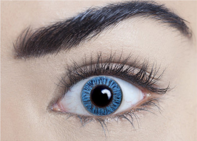 

Oranate Sapphire Blue Monthly Contact Lens(Zero Power, Sapphire Blue, Pack of 2)