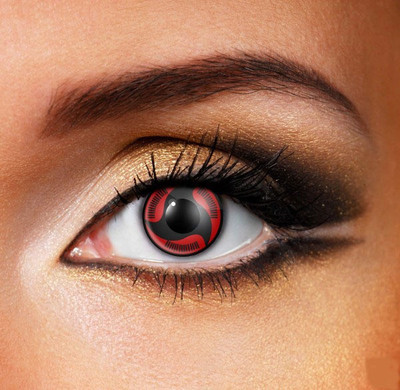 

Magjons Red Devil Yearly(0 Diopter, Colored Contact Lenses, Pack of 2)