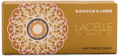 

Bausch & Lomb Lacelle Premium Monthly(0.00, Colored Contact Lenses, Pack of 2)