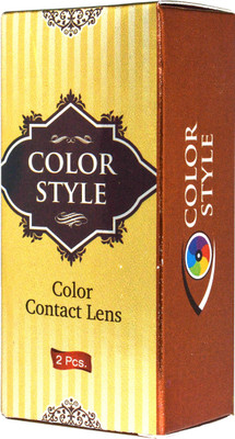 

COLOR STYLE P005 (2 Pcs. PURPLE COLOR CONTACT LENS) Monthly Contact Lens(0, PURPLE, Pack of 2)