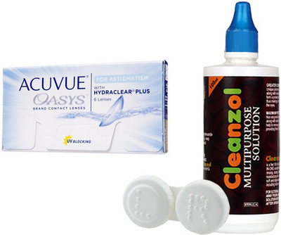

Johnson & Johnson Acuvue Oasys with Hydraclear Plus with LensCareKit By Visionsindia Monthly(-6.00, Contact Lenses, Pack of 6)