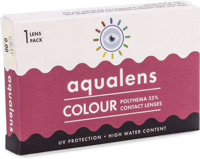 

Aqualens AquaL3 Monthly Contact Lens(No, Grey, Pack of 1)