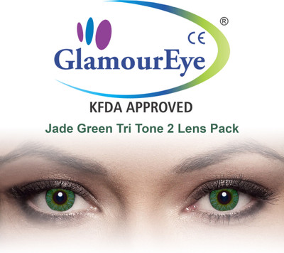 

Glamour Eye Jade Green By Visions India Monthly(-1.25, Colored Contact Lenses, Pack of 2)
