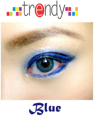 

Trendy Deep Blue Monthly Contact Lens(Zero Power, Deep Blue, Pack of 2)