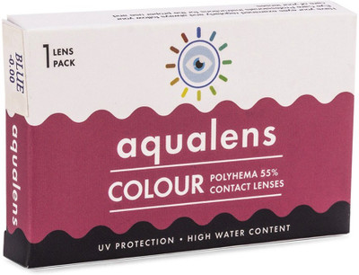 

Aqualens AquaL4 Monthly Contact Lens(No, Blue, Pack of 1)