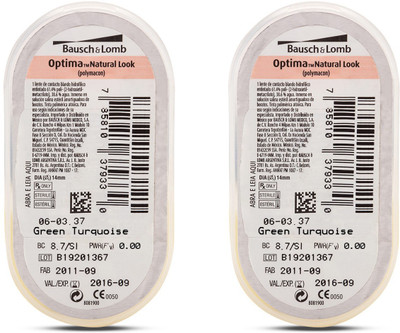 

Bausch & Lomb Optima Natural Look Monthly(0, Colored Contact Lenses, Pack of 2)