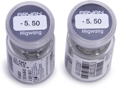 

Purecon Aryan A21 Dark Gray Yearly(-5.5, Colored Contact Lenses, Pack of 2)
