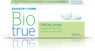 

Bio True ONEday Disposable Contact Lens 30 Lens Pack PWR by VisioneXpresso Daily(minus 4.50, Contact Lenses, Pack of 30)