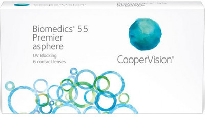 Flipkart - CooperVision Biomedics 55 With LensCase By VisionsIndia Monthly(-7.00, Contact Lenses, Pack of 6)