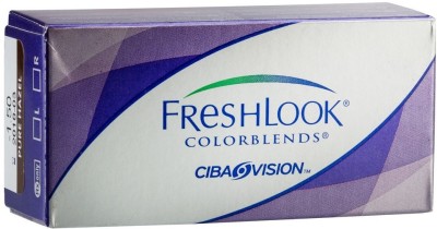 Flipkart - Ciba Vision Freshlook Colorblends Gray Monthly(-3.75, Colored Contact Lenses, Pack of 2)