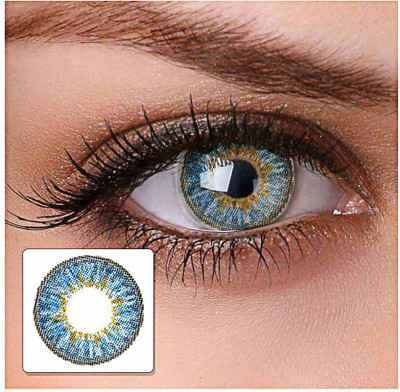 

Magjons Party Aqua Monthly Contact Lens(0 dioptres, Aqua, Pack of 2)