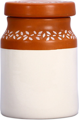 

Caffeine - 500 ml Stoneware Grocery Container(Brown)