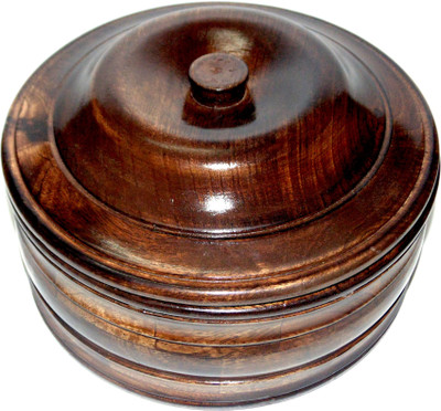 

Alishba Chapatis box - 1800 ml Wood Grocery Container(Brown)