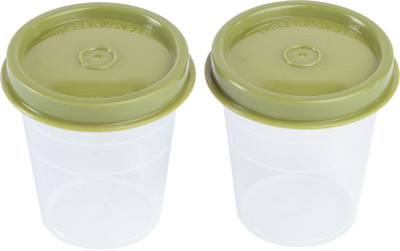 

Tupperware MIDGET - 60 ml Plastic Grocery Container(Pack of 2, White)