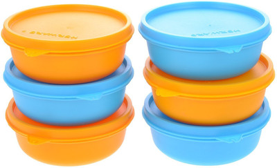 

Herware 104 G - 2700 ml Plastic Grocery Container(Pack of 6, Multicolor)