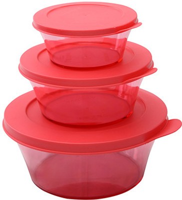 

Varmora - 2280 ml Plastic Grocery Container(Pack of 3, Multicolor)