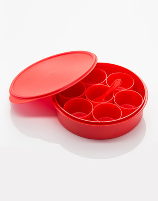 

Varmora Spice Keeper 1.6 ltr - 1.6 L PP (Polypropylene) Grocery Container(Red)
