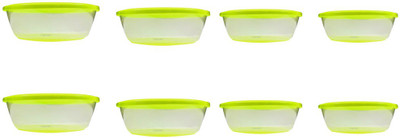 

velgo - 1380 ml Plastic Grocery Container(Pack of 8, Green)