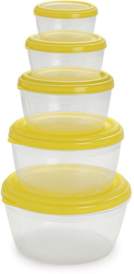 

Cello - 16000 ml Plastic Grocery Container(Pack of 5, Yellow)