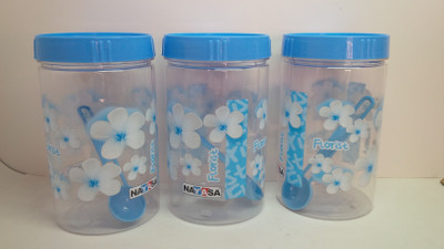 

Nayasa containers - 2000 ml Plastic Grocery Container(Pack of 3, Blue)