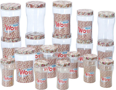 

Steelo Wow - 300 ml, 750 ml, 1000 ml Plastic Food Storage(Pack of 18, Multicolor)