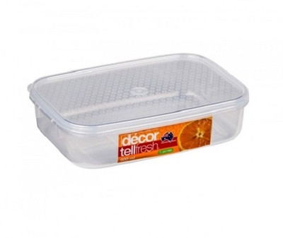 40% OFF on Decor Tellfresh Oblong 900 ml - 900 ml Plastic Fridge Container(Clear) 40% OFF on Decor Tellfresh Oblong 900 ml - 900 ml Plastic Fridge Container(Clear)