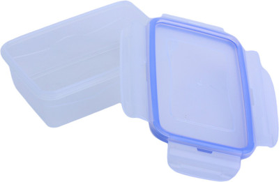 

Homeish Lock & Seal Rectangle Container (400ml) - 400 ml PP (Polypropylene) Grocery Container(Blue)