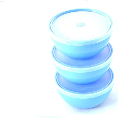 

Microgen - 250 ml PP (Polypropylene) Grocery Container(Pack of 3, Blue)
