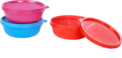 Signoraware Plastic Fridge Container  - 300 ml(Pack of 3, Multicolor)