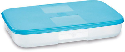 

Tupperware Freezer Mate Flat - 650 ml PP (Polypropylene) Grocery Container(Blue)