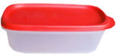 

Tupperware - 1.1 L PP (Polypropylene) Grocery Container(White, Red), Red;white