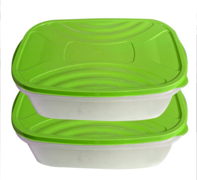 

Velgo - 1500 ml Plastic Grocery Container(Pack of 2, Green)