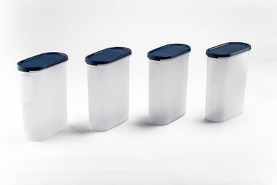 Signoraware Oval - 10000 ml Plastic Grocery Container(Pack of 4, Blue) Signoraware Oval - 10000 ml Plastic Grocery Container(Pack of 4, Blue)