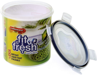

Cello Fit & Fresh Air Tight Container R1 - 1900 ml Plastic Grocery Container(Clear)