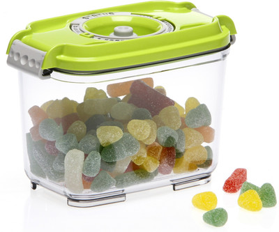 

Rodak Kitchen Vacuum Container 0.8 L green - 800 ml Plastic Grocery Container(Green)
