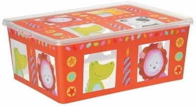 Rotho Princeware - 1000 ml Plastic Food Storage(Orange) Rotho Princeware - 1000 ml Plastic Food Storage(Orange)